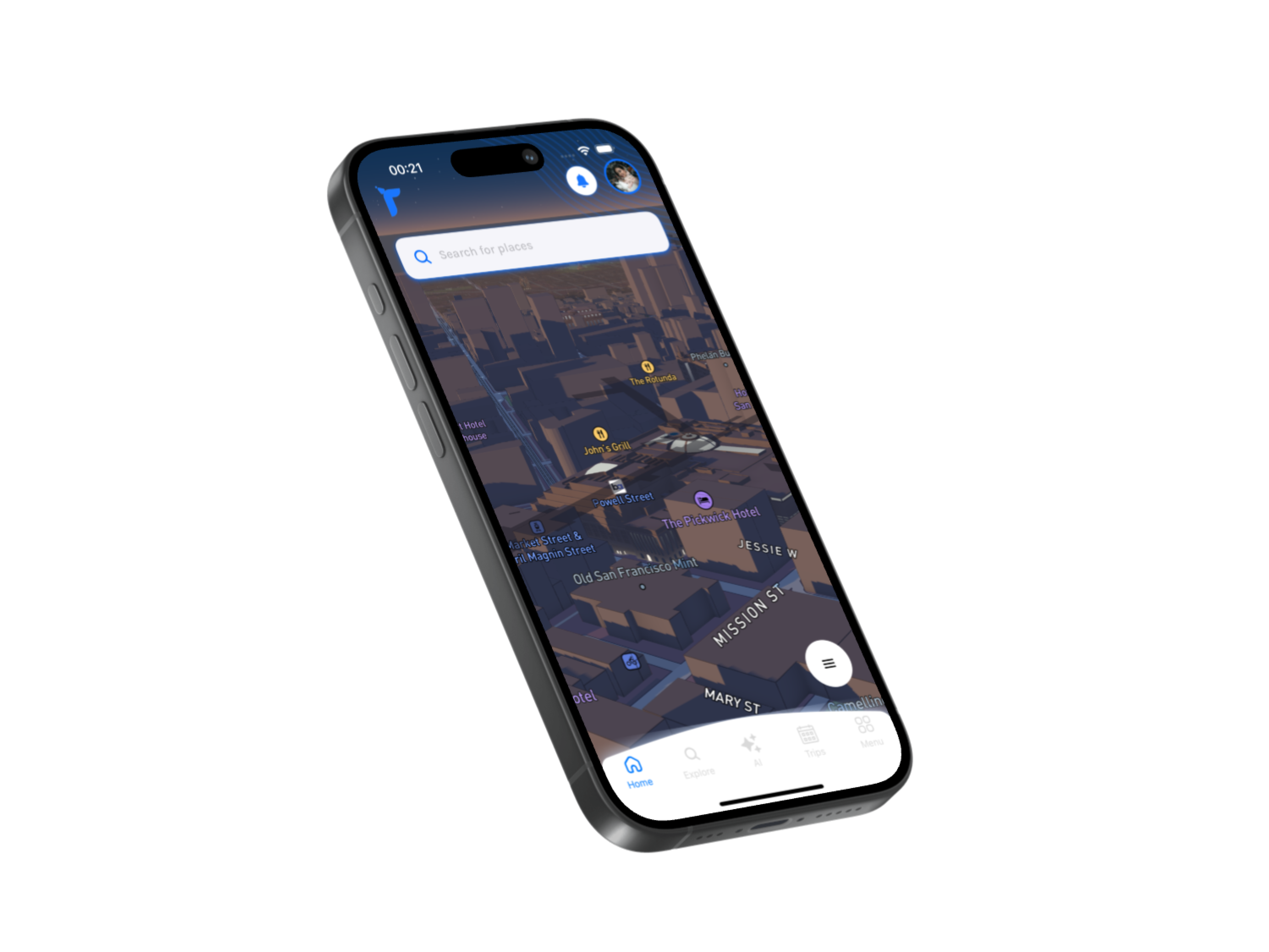 Travel Elf App Interface